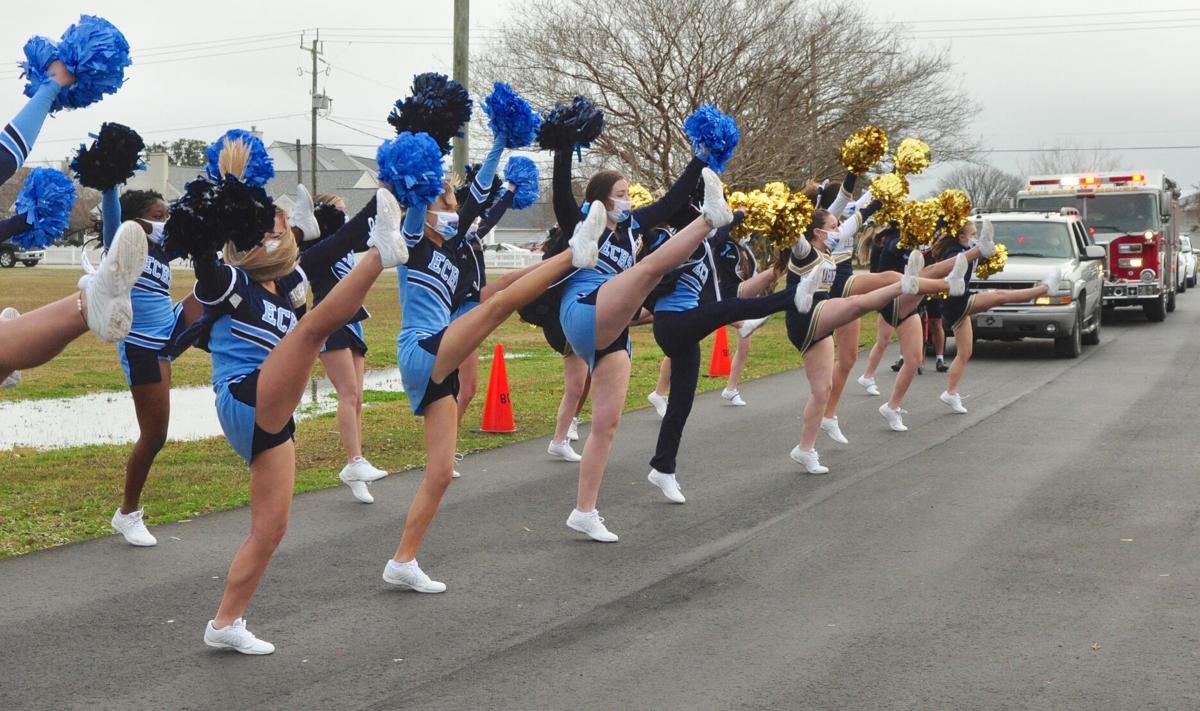 Community comes out to honor Nance with festive retirement parade