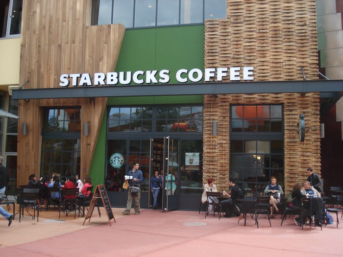 Starbucks store in Paris.