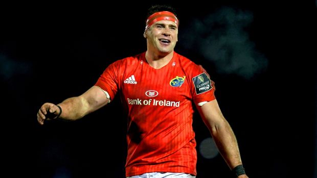 CJ Stander in action for Munster against Connacht in January. Photograph: Bryan Keane/Inpho