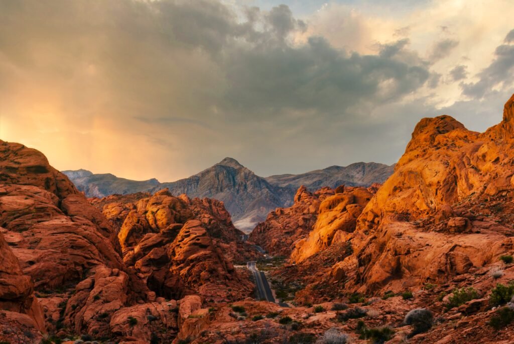 Redrock Canyon in Nevada.