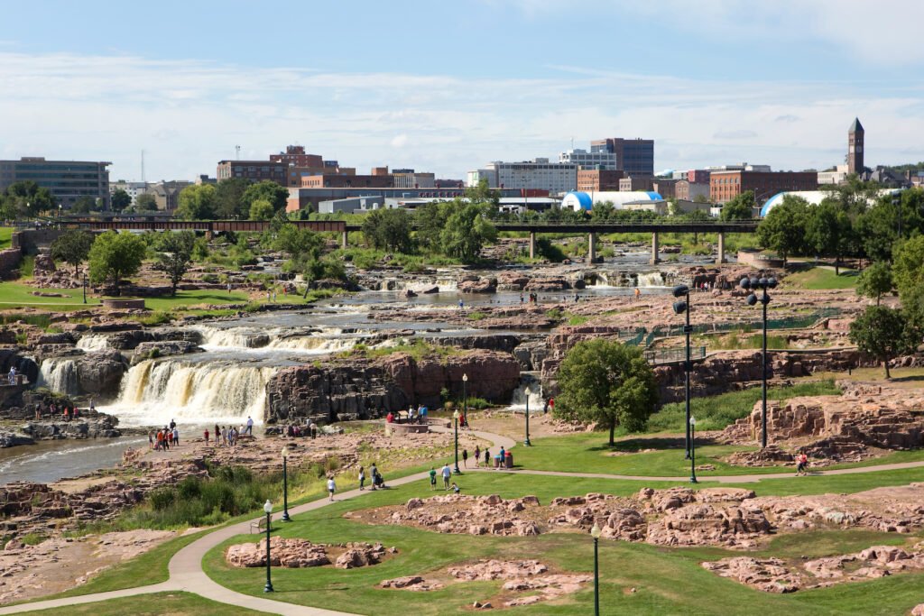 Sioux Falls in South Dakota.