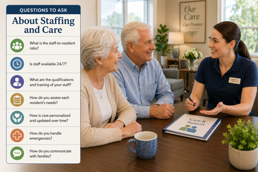 Care consultation in a friendly setting