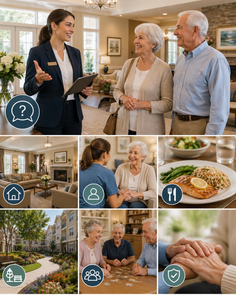 Senior living community consultation experience